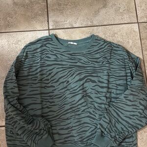 Zebra Print pullover